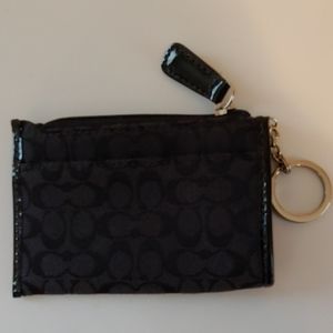 Coach Coin Purse with Key Ring